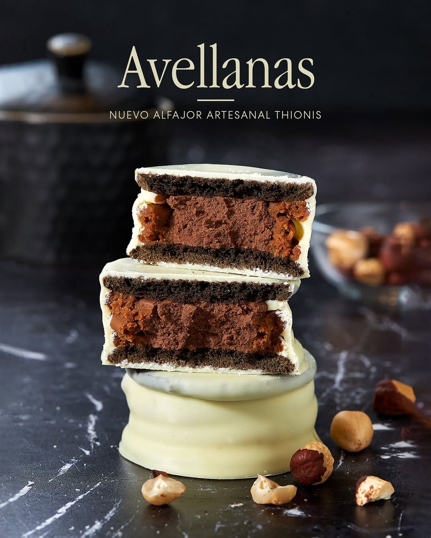 Thionis, nacida en La Plata y con planta en Ensenada, logró entrar al ranking mundial de Taste Atlas con su alfajor de avellanas
