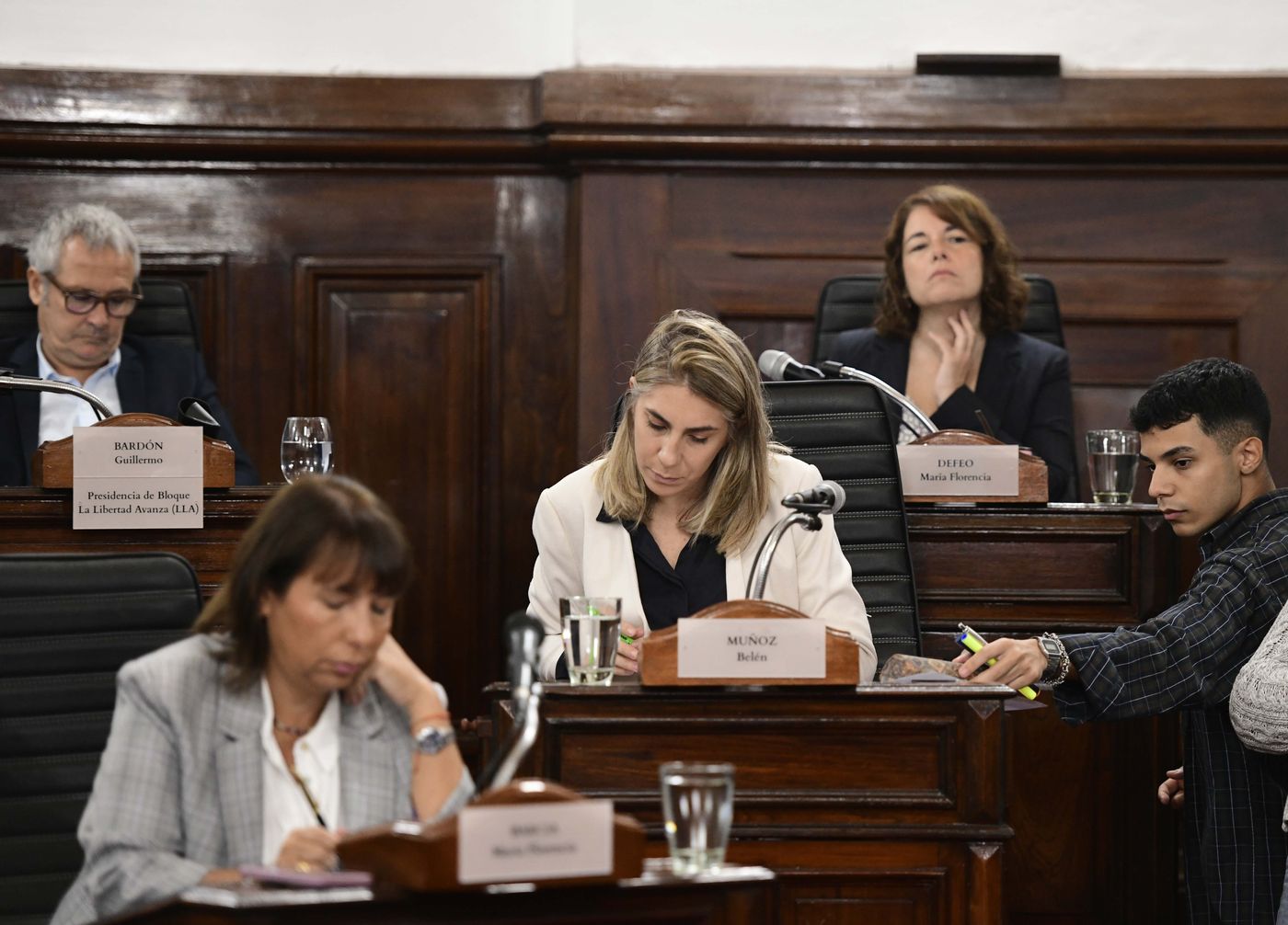 As&iacute; qued&oacute; ubicado el bloque de La Libertad Avanza en el Concejo Deliberante de La Plata