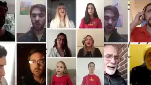 video: el emotivo tema que grabaron los coros que siguen cantando en la plata