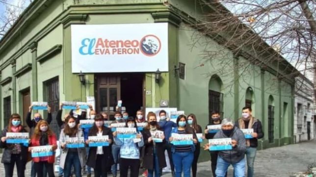 el ateneo eva peron cierra los festejos por los 40 anos de militancia en la plata