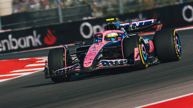 franco colapinto evito el abandono tras un choque en austin y termino 14° en la sprint