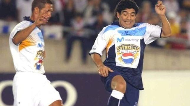 el dia que maradona, messi, veron, simeone y riquelme jugaron juntos en la plata
