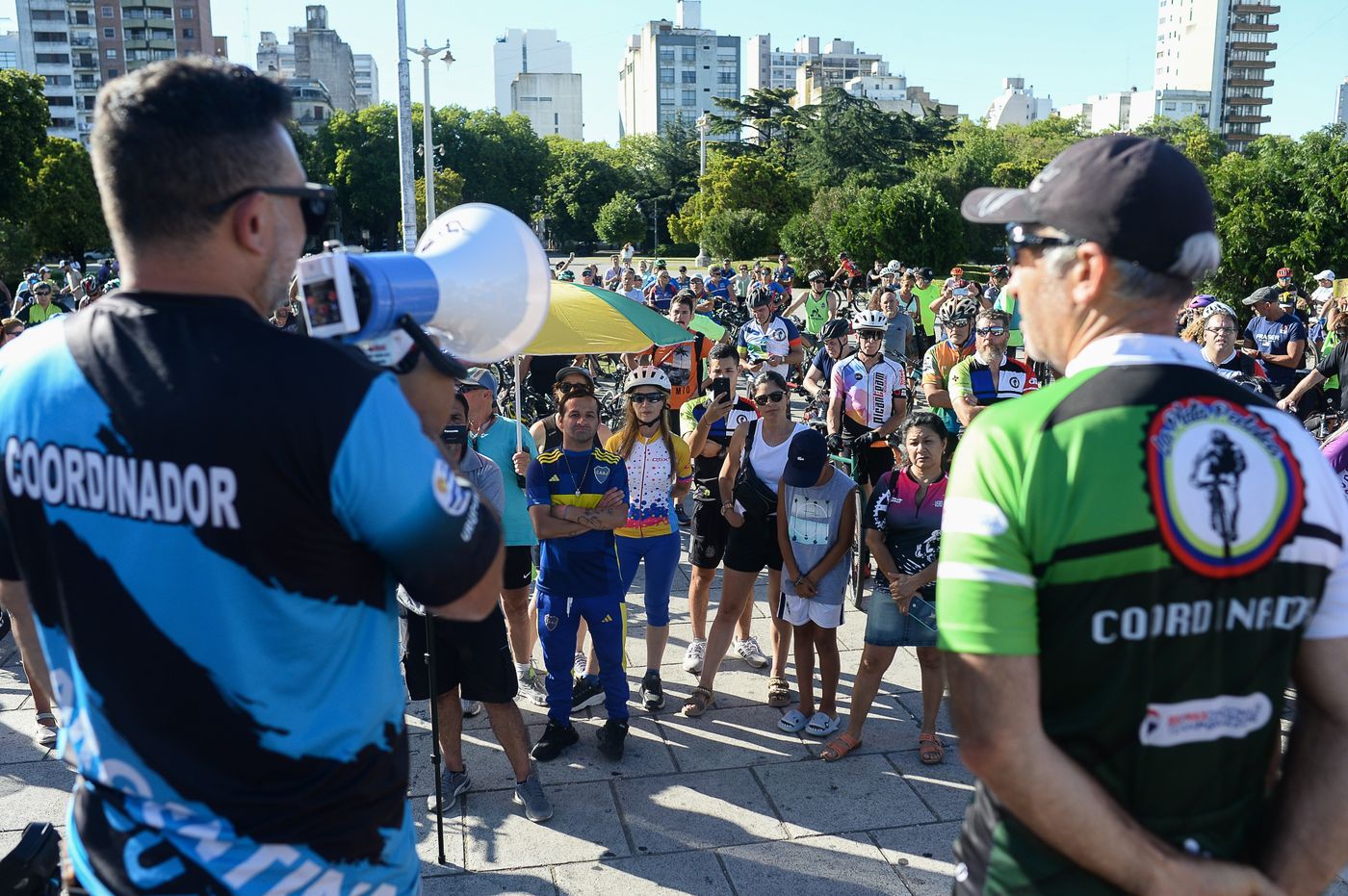 Los ciclistas del grupo Los ciclistas del grupo