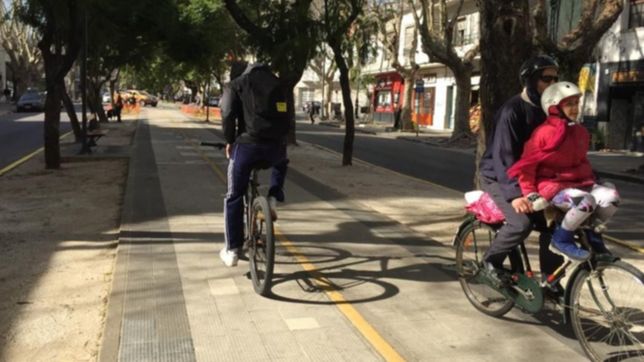 el municipio hara nuevas bicisendas en distintos tramos de diagonales de la plata