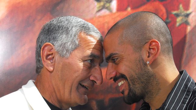 la tierna foto con la que juan sebastian veron despidio a su papa