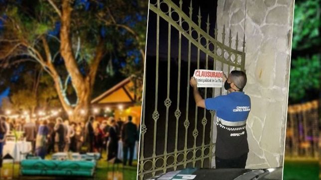 clausuraron un salon de eventos de la plata donde se promocionaba una fiesta clandestina