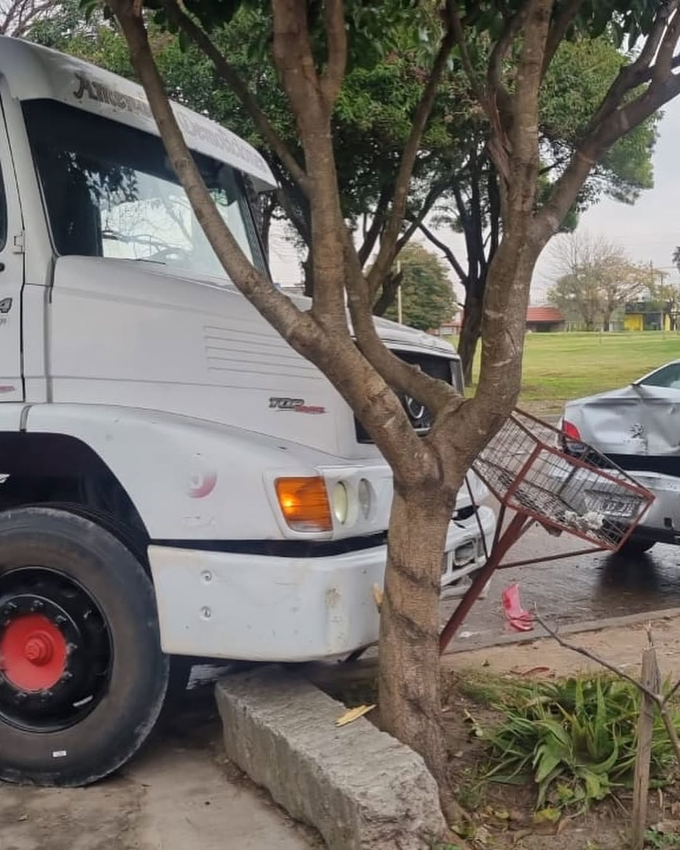 As&iacute; quedaron los veh&iacute;culos tras el choque de este lunes en La Plata