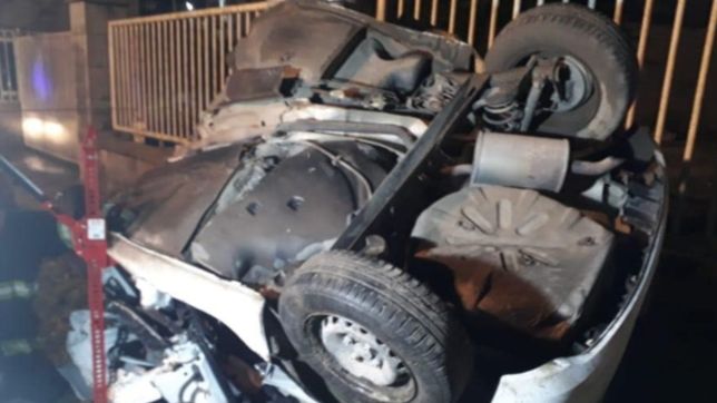 despiste, choque y vuelco en berisso: murio un delegado del astillero rio santiago