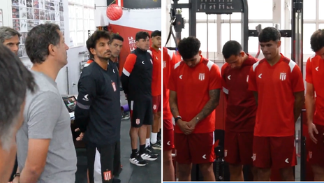 Estudiantes despidió a Marcos Conigliaro con un emotivo minuto de silencio en City Bell Estudiantes despidió a Marcos Conigliaro con un emotivo minuto de silencio en City Bell