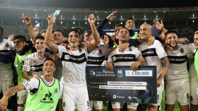 gimnasia suena con la copa argentina y decide los cuartos de final en rafaela