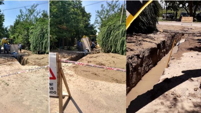 revento otra vez el acueducto norte de absa y miles de platenses seguiran sin agua potable