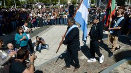 emocion en un nuevo homenaje al excombatientes de malvinas con reclamo de soberania