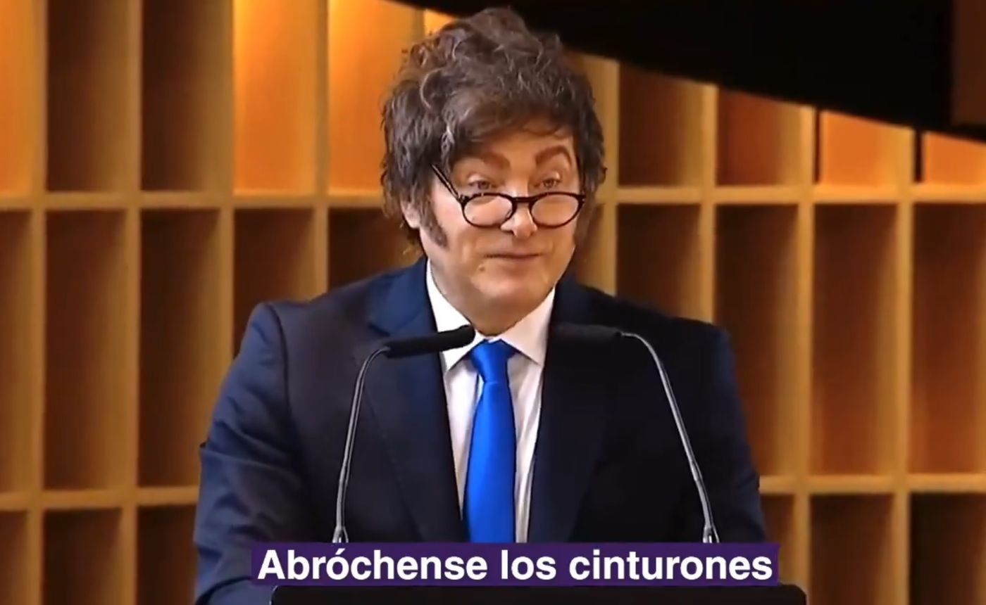 En el cierre del mensaje navideño, Javier Milei emitió una particular advertencia