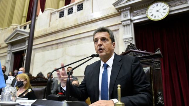 massa le agradecio a todos los bloques por el consenso para debatir el acuerdo con el fmi