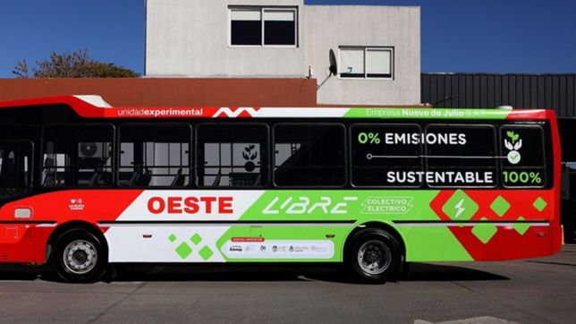 hito historico en la plata: presentaron el primer micro electrico con baterias de litio