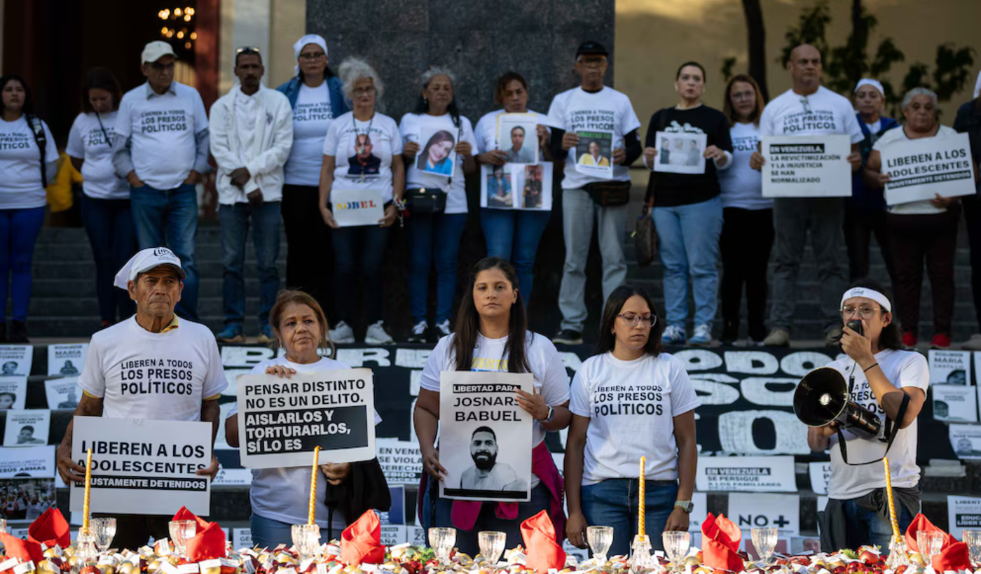 Familiares de presos políticos en Venezuela