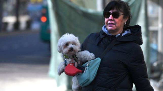 la semana comenzo con tiempo muy frio, despejado y con leves vientos en la plata