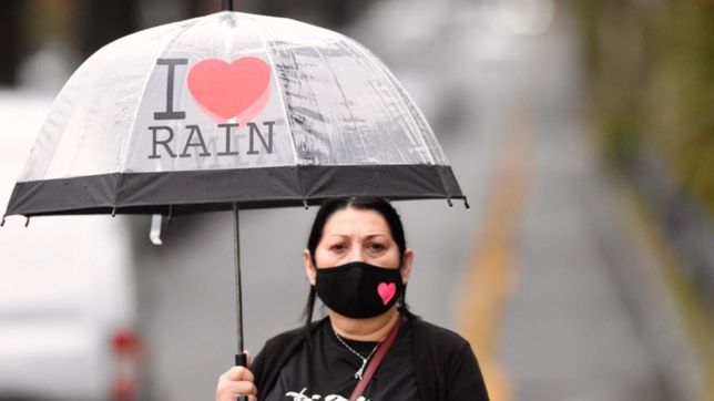 la lluvia no para y se viene un miercoles gris y pasado por agua en la plata