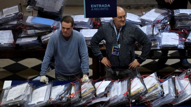 ¿cuanto cambio el resultado provisorio de las paso en el escrutinio definitivo?