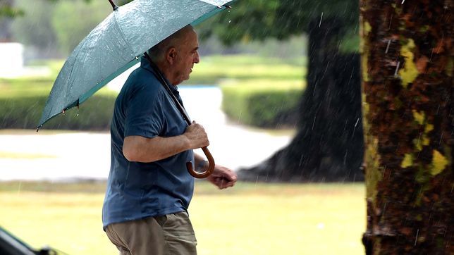 el alivio llego con un diluvio pasajero, pero el calor vuelve en el inicio de la semana