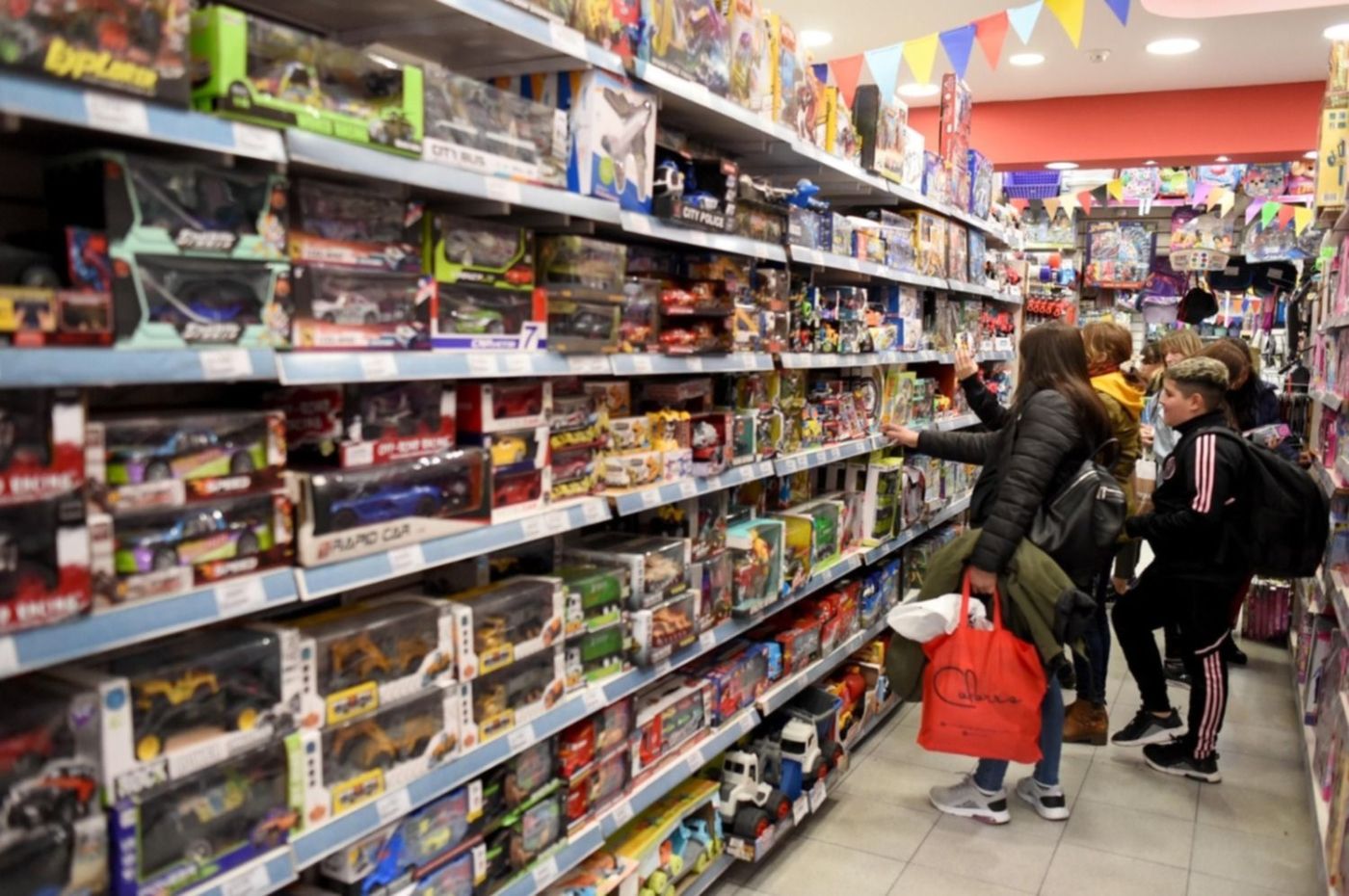 Jugueterías en la previa del día del niño