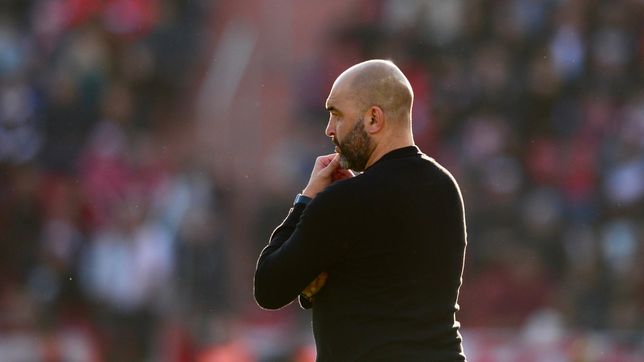 marcelo mendez asumio la responsabilidad y se mostro dolido tras la derrota de gimnasia