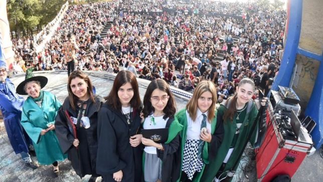 la magia de harry potter se adueno del sabado en la republica de los ninos