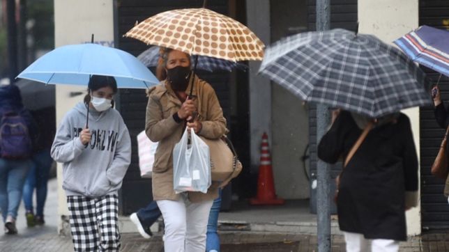 martes gris con probabilidad de tormentas y chaparrones en la plata