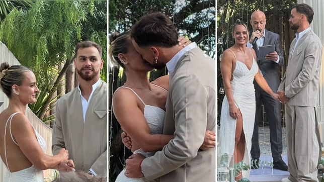 tras postergar todo por estudiantes, gonzalez pirez fue campeon y festejo su casamiento