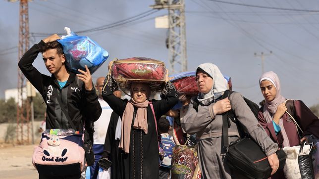 israel amplio a siete horas el corredor de evacuacion desde el norte de la franja de gaza