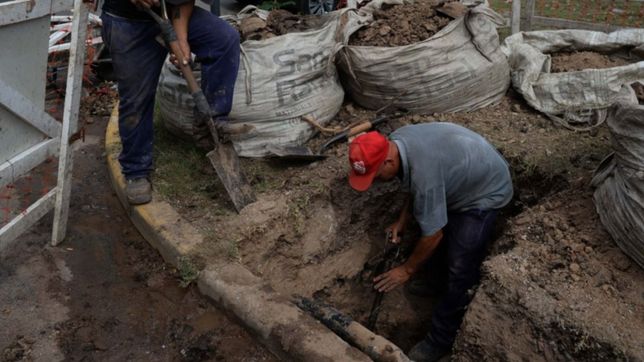 faltara agua en un sector de la zona norte de la plata por obras de absa