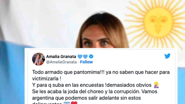 amalia granata dijo que el ataque a cfk esta armado y pediran echarla de la camara