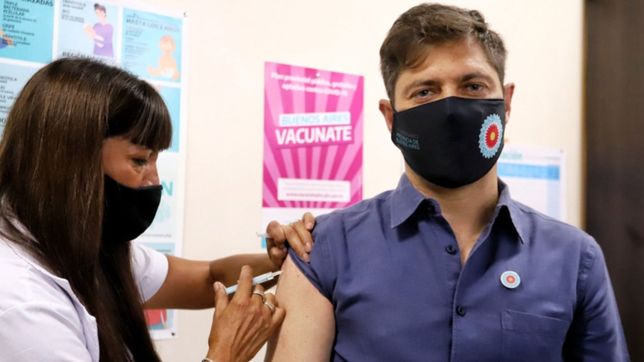 kicillof le pidio a todos que se preinscriban para recibir la vacuna contra el covid-19