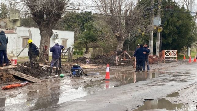 vecinos de gorina llevan mas de medio dia sin luz y trabajan para restablecer el servicio