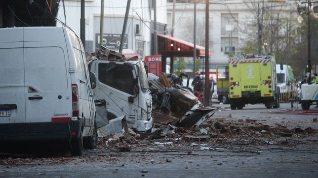 calculan las exorbitantes perdidas causadas por el incendio del deposito de diagonal 77