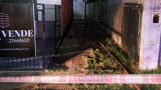 se prendio fuego una casa, un hombre quedo atrapado y murio