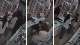 ladrones entraron a robar a una farmacia de la plata y agredieron a dos empleadas