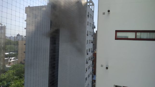 se conocio el origen del fuego en el edificio de parque saavedra