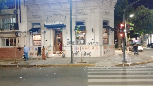 crece la preocupacion en la plata por nuevos escraches y danos a locales gastronomicos