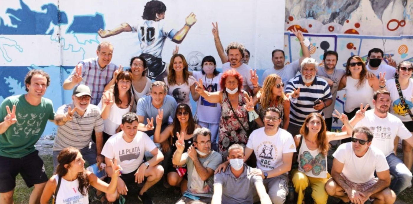 Homenaje a Maradona Frente de Todos