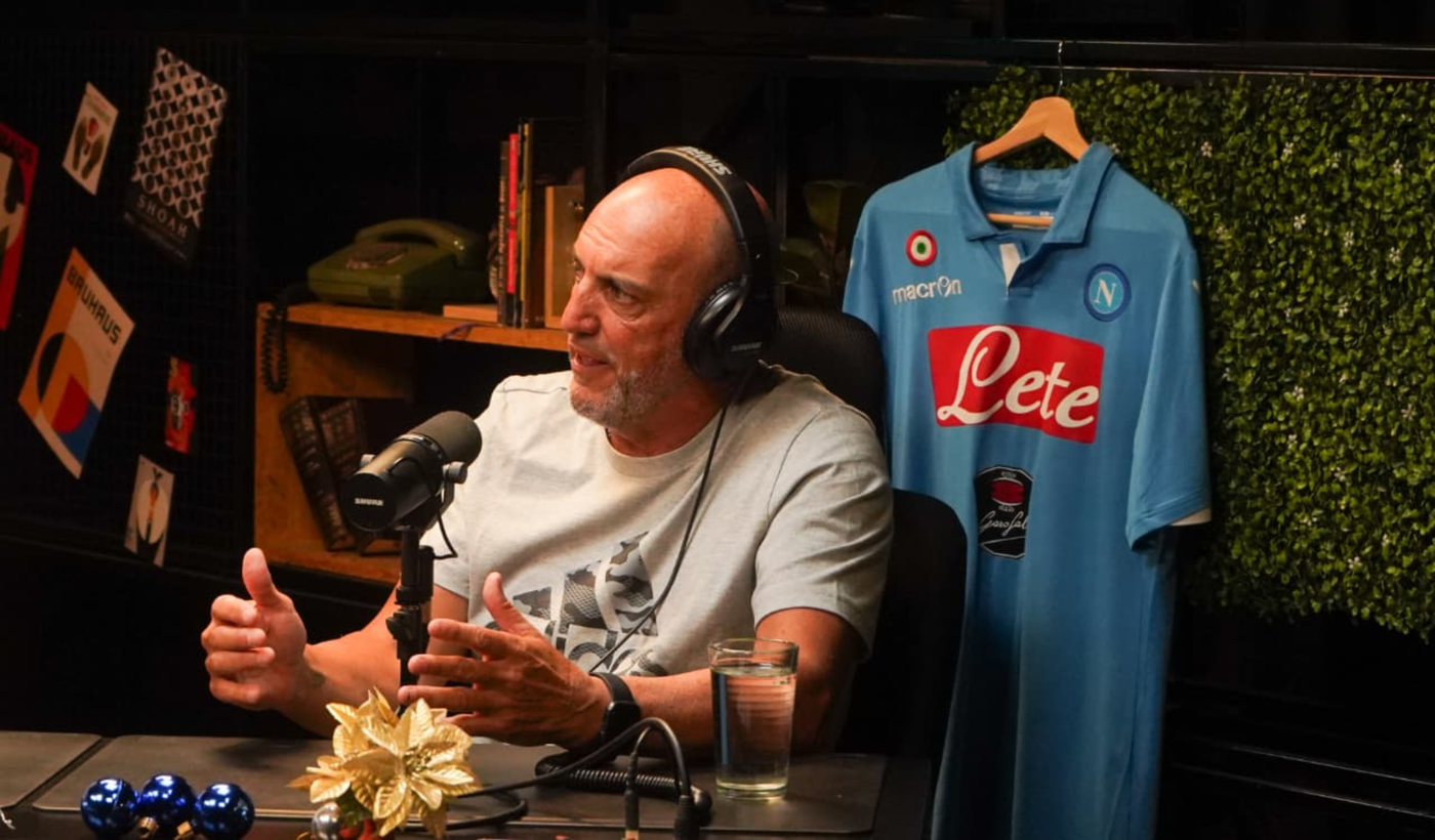 Gustavo Piñero en su visita a No juegan con nadie.