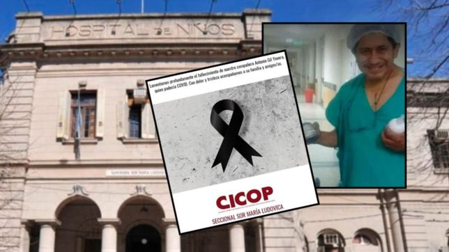 no somos martires, el duro mensaje por la muerte de un enfermero en el hospital de ninos