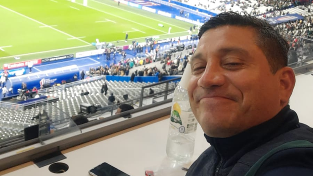 tristeza por la muerte de un conocido periodista de rugby de la plata