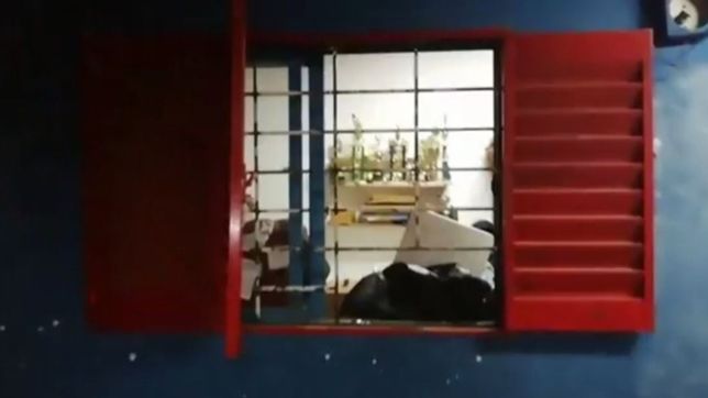 video: robaron y destrozaron otro club de barrio de la plata