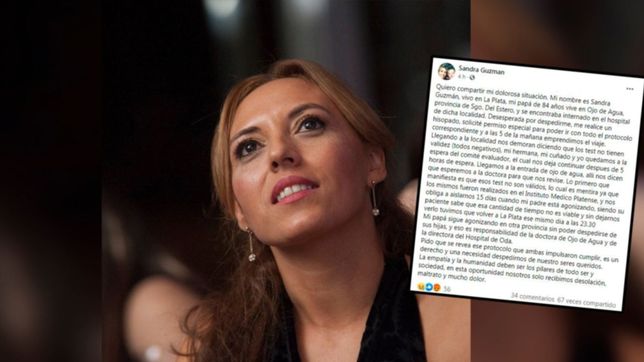 una docente de la plata viajo 1.200 km y no la dejaron despedirse de su papa que agoniza