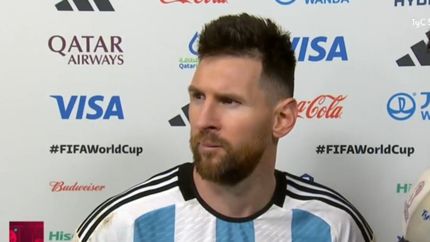 ¿Qué miras, bobo?: Messi se cruzó con Louis Van Gaal y fue tendencia en Twitter