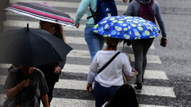 alerta amarillo en la plata por tormentas, rafagas y posible caida de granizo
