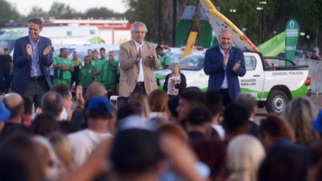 alberto fernandez llega a ensenada para inaugurar obras