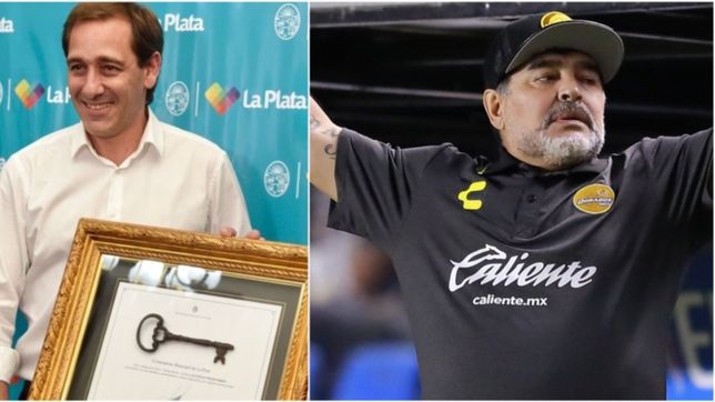 la llave de la plata, el premio para maradona que abrio una grieta en la municipalidad