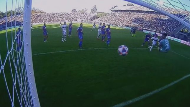 video: el cabezazo goleador de mammini para el 1 a 0 del lobo